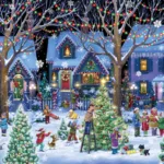 Christmas Cheer Jigsaw Puzzle Advent Calendar   1000 Piece Jigsaw In Christmas Cheer Puzzle Fill In Answers