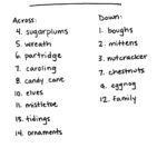 Christmas Crossword Puzzle Coloring Sheet With Abcya Christmas Crossword Puzzle