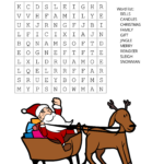 Christmas Word Search (Free Printable Pdf Puzzles) – Free Throughout Christmas Puzzle Page For Adults