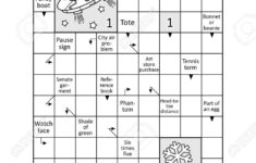 Clues-In-Squares Crossword Puzzle, Or Arrow Word Puzzle, Else in Arrow Word Crossword Puzzles Printable