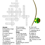Column Base Jewelry For Men Crossword Clue 7 Letters Dance Record With Regard To Thomas Joseph Crossword Printable Download Free