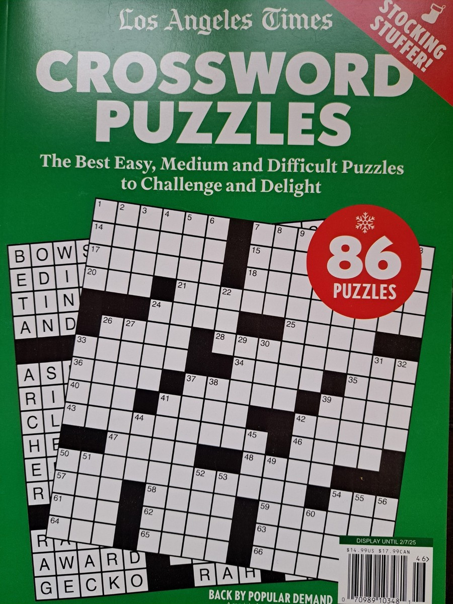 Crossword Puzzles- Los Angeles Times Magazine- Brand New | Ebay with regard to Printable La Crosswords May 2017