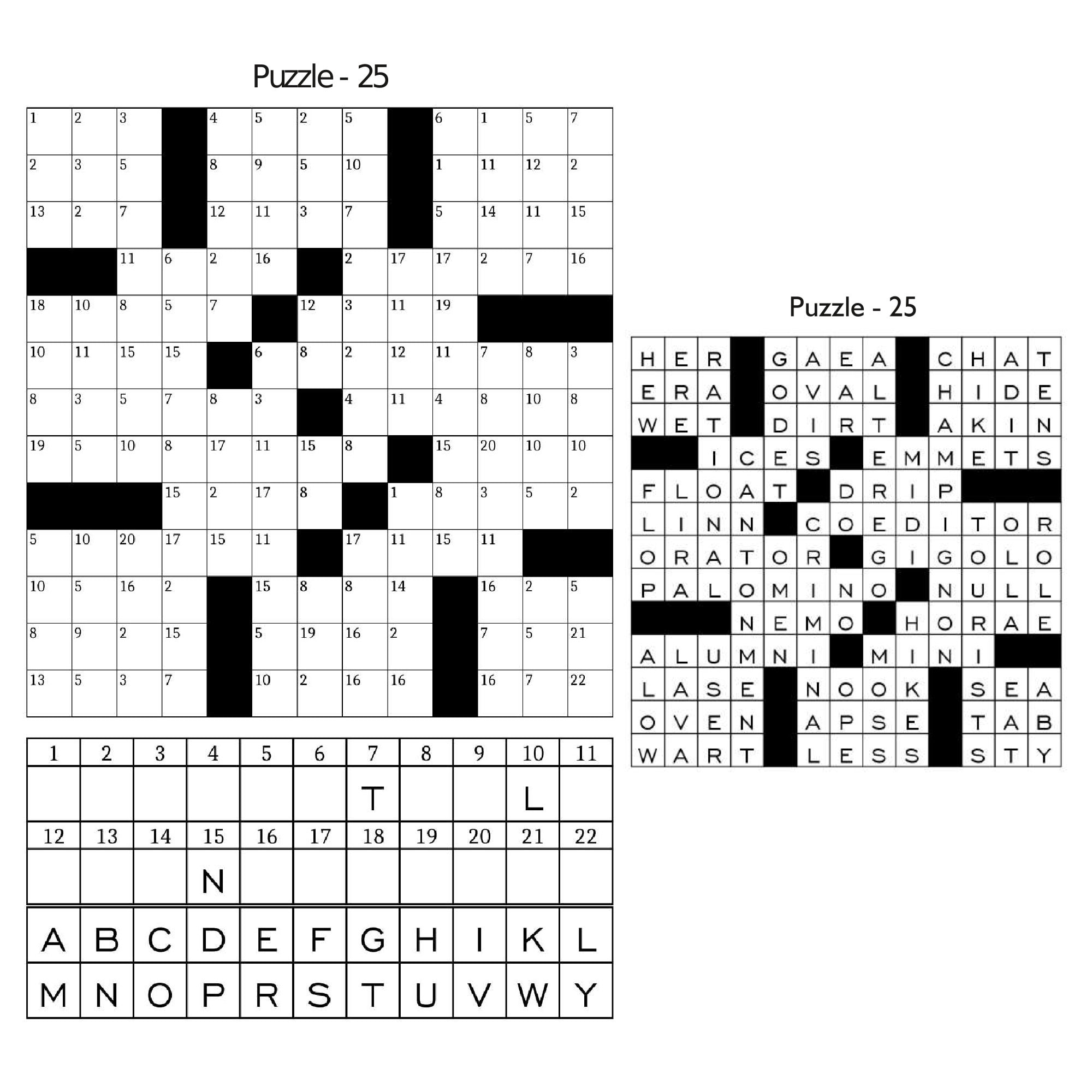Digital Download 102 Printable Codeword Puzzles For Adults, Fun in Printable Codeword Puzzles