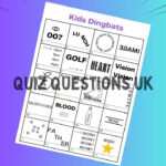 Dingbats For Kids Pertaining To Dingbats Easy Quiz For Children