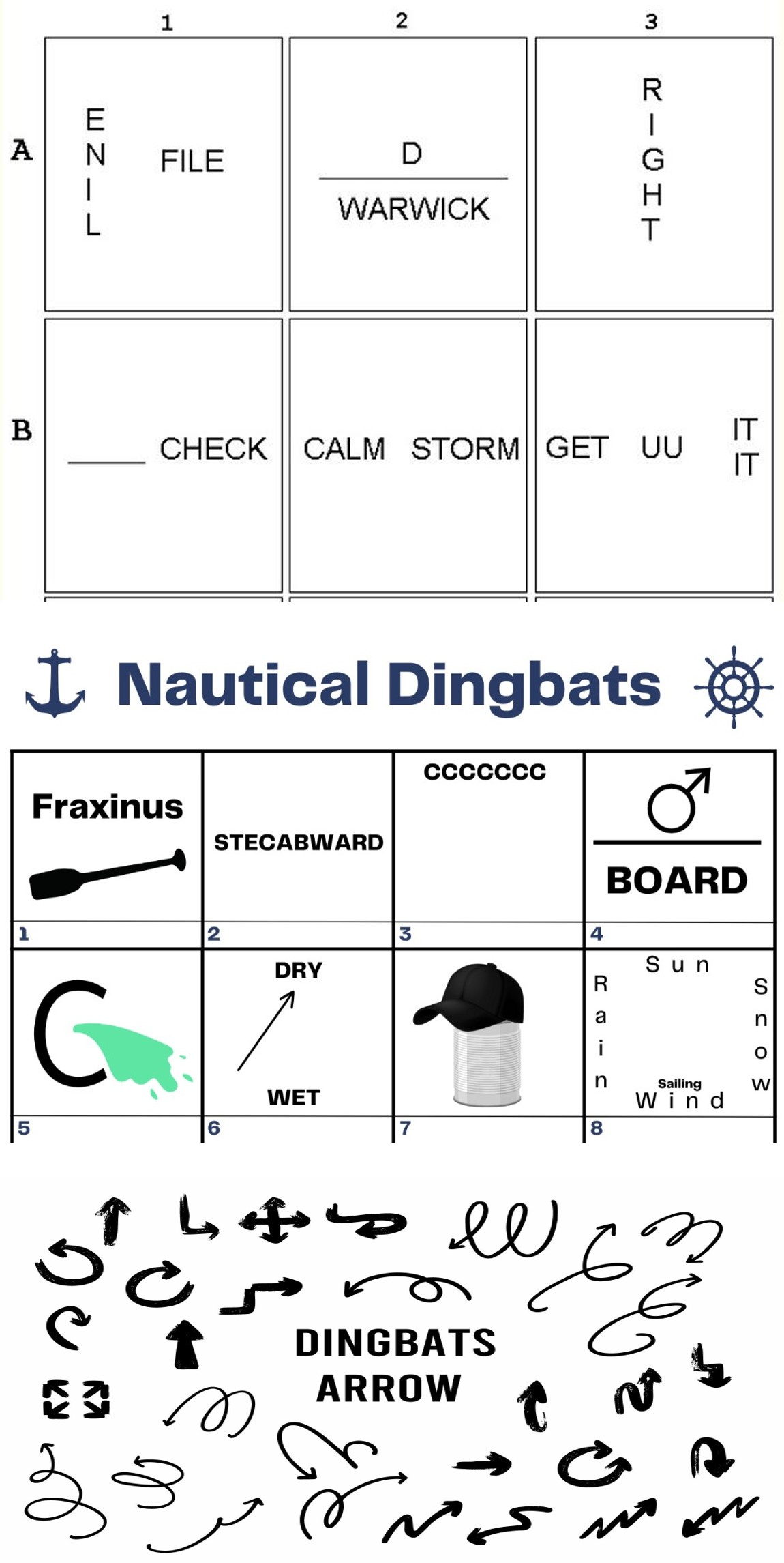 Dingbats pertaining to Easy Dingbats Template
