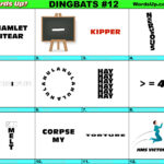Dingbats Quiz #12 » Find The Answers To Over 730 Dingbats! » Words Inside Printable Dingbats Free Download