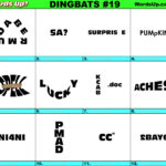 Dingbats Quiz #19 » Find The Answers To Over 730 Dingbats! » Words Throughout Whatzit Answers Printable