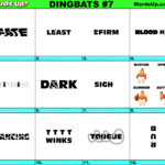 Dingbats Quiz #7 » Find The Answers To Over 730 Dingbats! » Words Inside Printable Ditloids Quiz With Answers