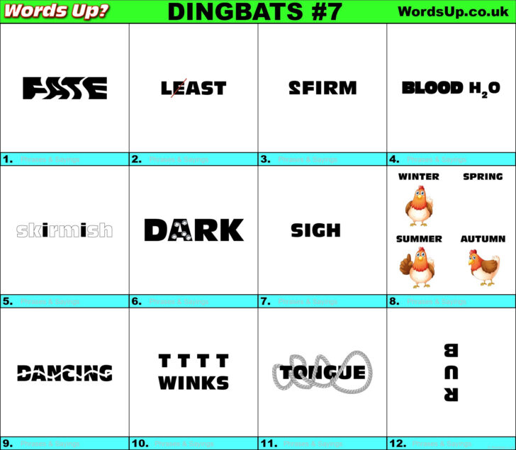 Printable Ditloids Quiz with Answers