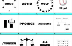 Dingbats Quiz #8 » Find The Answers To Over 730 Dingbats! » Words for Dingbats Questions And Answers