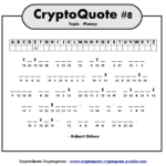 Discover 11 Cryptograms Ideas | Word Puzzles, Free Printable Intended For Free Printable Cryptoquips With Clue Letter