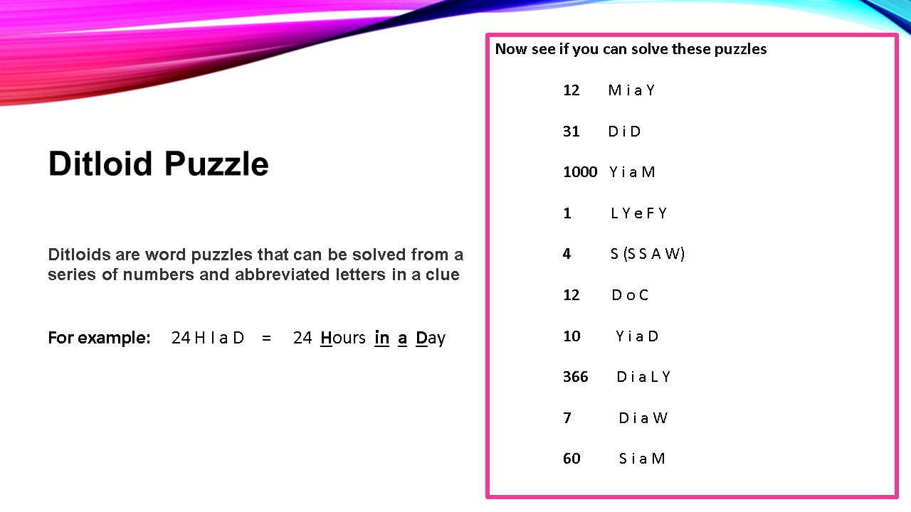 Ditloid Puzzle | National Parents Council with regard to Ditloid Puzzles