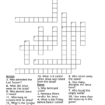 Easter Story Crossword   Wordmint In Easter Christian Crossword Puzzle