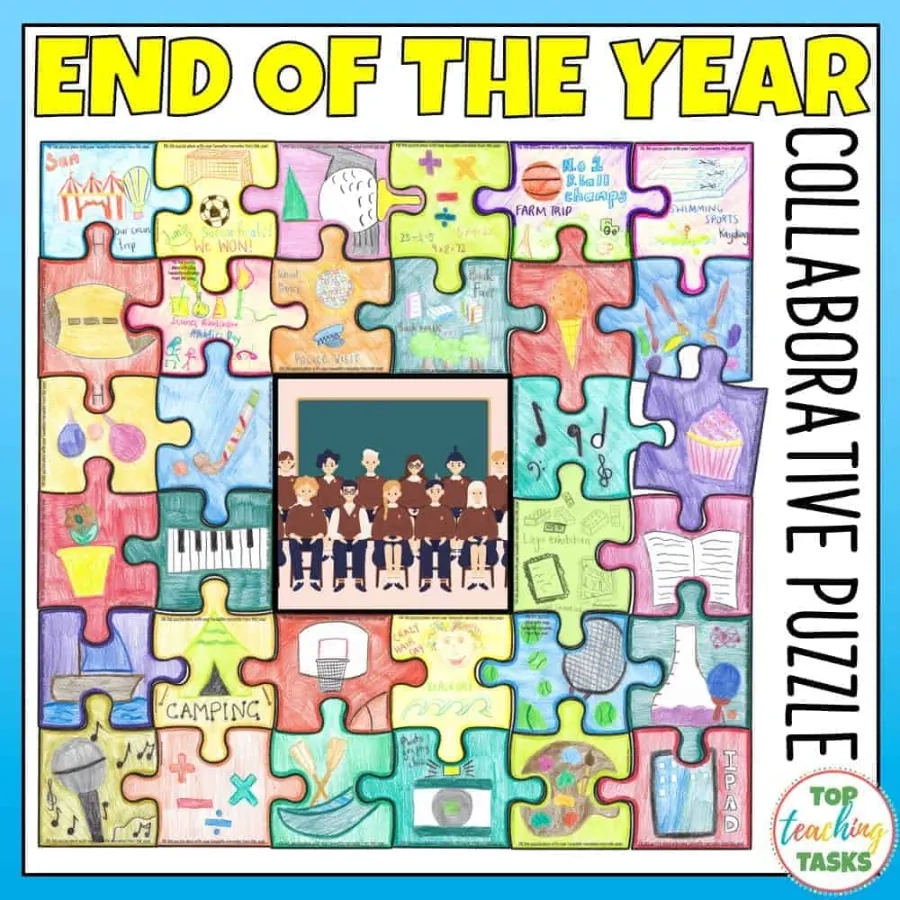 End Of The Year Collaborative Puzzle throughout End Of Year Ditloids