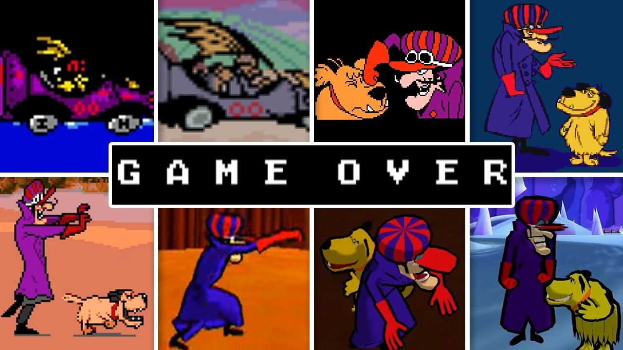 Evolution Of Wacky Races Games Death Animations &amp;amp; Game Over Screens (1991 - Today) for Wacky Wordies Classic