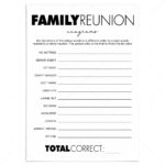 Family Reunion Anagrams Game Printable | Black And White Theme Pertaining To Adult Anagram Worksheet