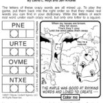 Free Jumble Puzzles For Kids And Adults | Boomer Magazine Within Today’S Printable Jumble