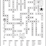 Free Printable Autumn / Fall Word Fill In Puzzles   Tree Valley For Free Ditloids With Answers