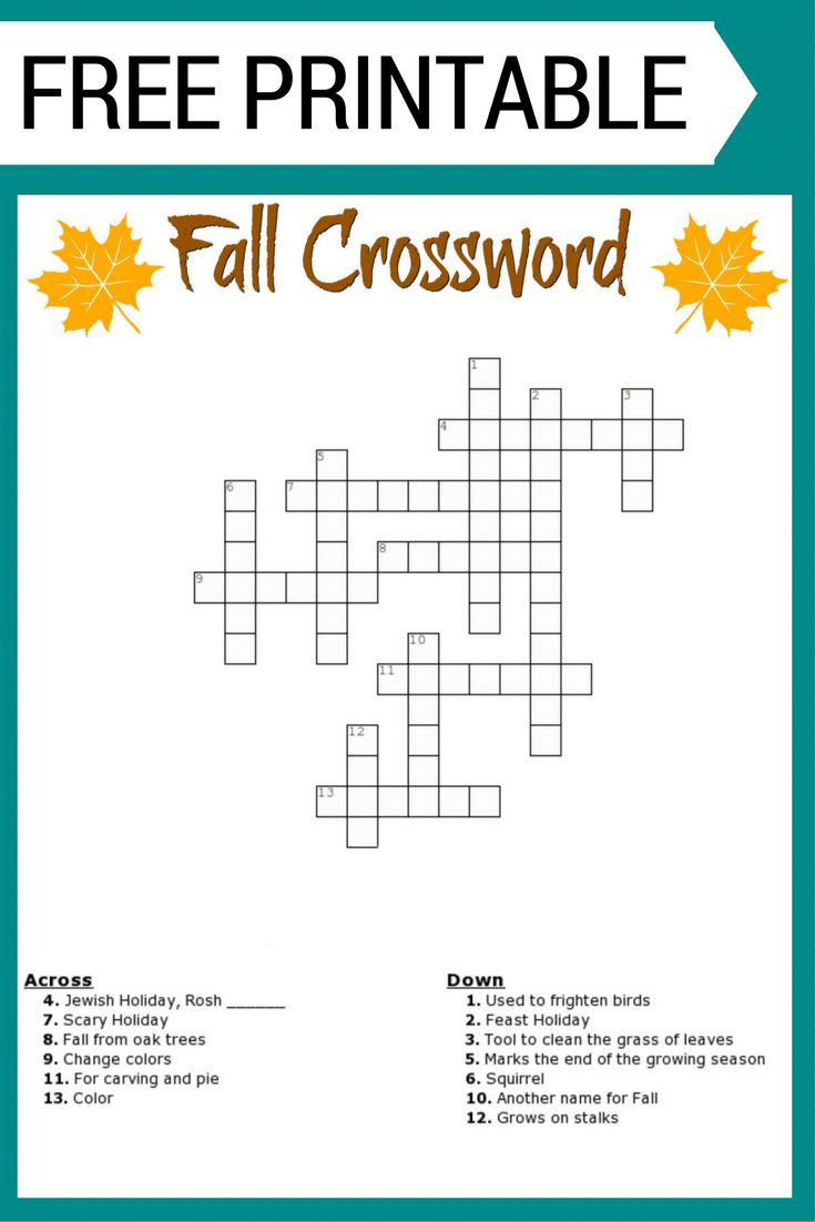 Free Printable Crossword Puzzles For Grade 6 throughout Free Crossword For Year 6