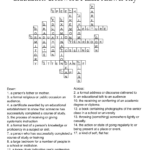 Free Printable Graduation Crossword Puzzle In High School Senior Crossword Puzzles Free Printable