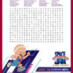 Free Printable Space Jam Word Search   Mama Likes This Intended For James Free Puzzles Printable