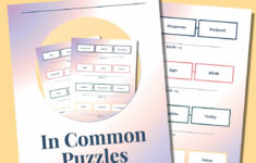 Gemeinsames Bindungsspiel Für Senioren | Druckbares Denkspiel Für with regard to Tribonds For Seniors