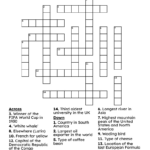 General Knowledge Crossword   Wordmint For General Knowledge Crosswords Printable Free