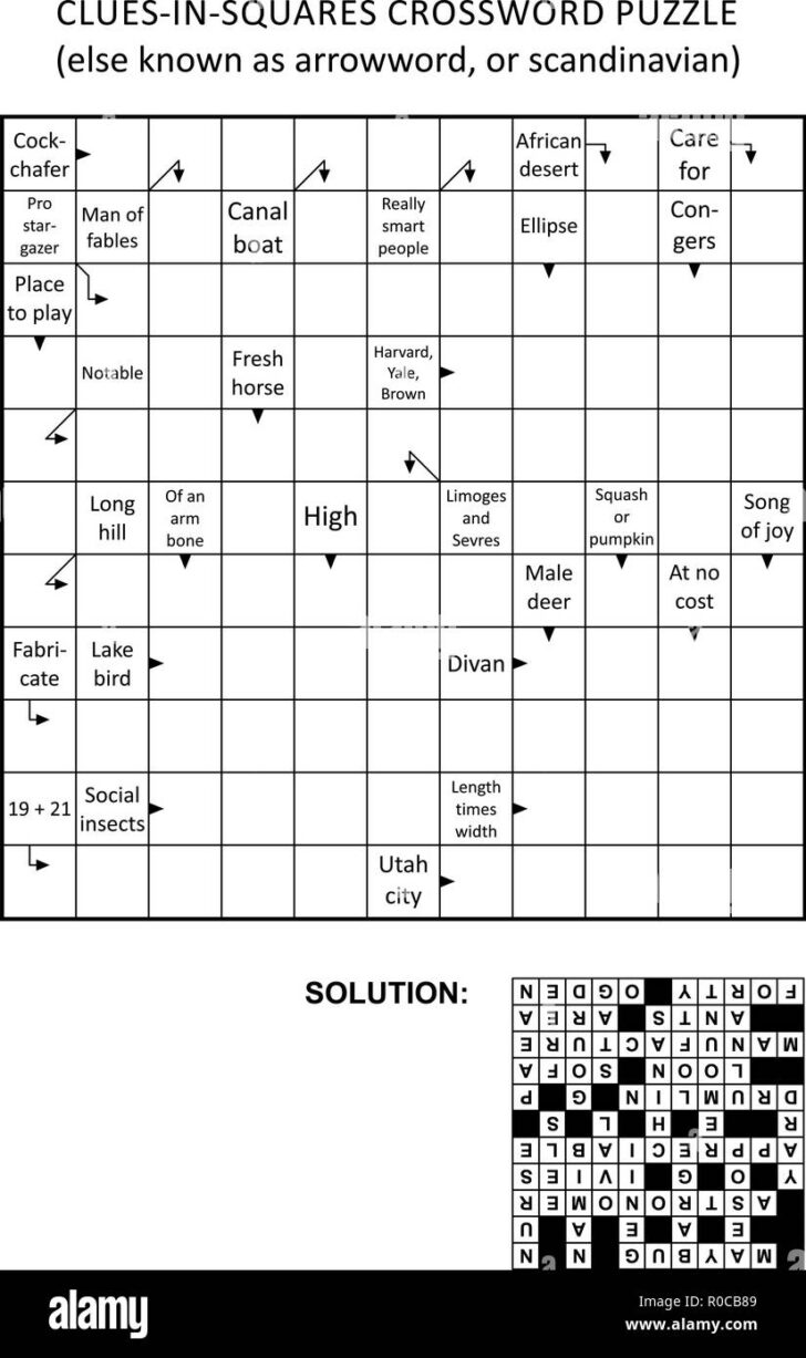 Printable Arrow Word Games Printable Arrow Word Games