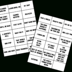 Hamilton Songs Party Game   Print & Play Song Picture Game! Within Whatzit Cards Printable