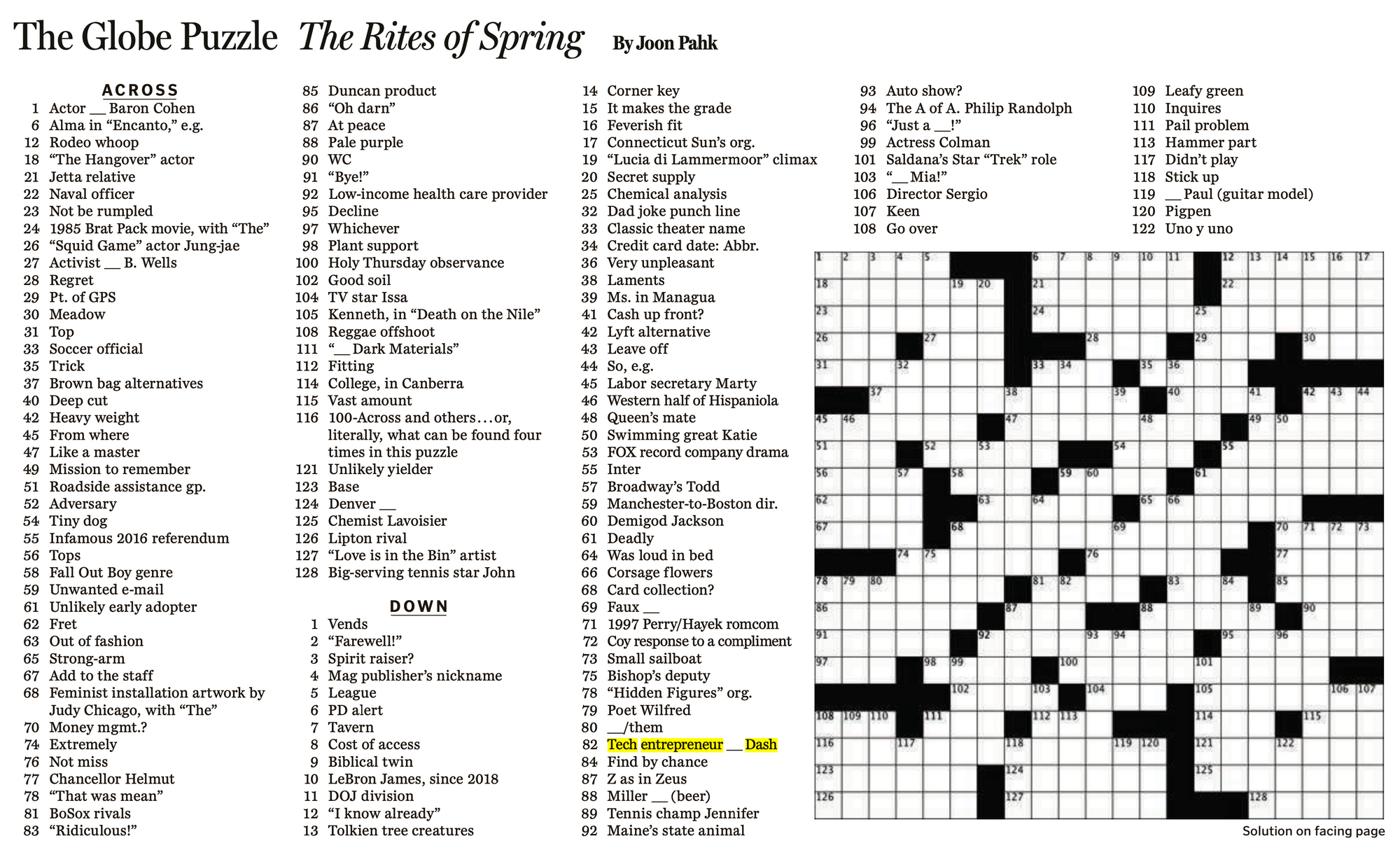 I Am The Answer To The Rites Of Spring Puzzle - Anil Dash intended for Boston Globe Crossword Puzzle Today