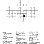 Italian Crossword   Wordmint Inside Italian Crossword Puzzles Free Printable