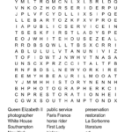 Jacqueline Kenneddy Onassis Word Search   Wordmint Inside Crossword Puzzles Printable By Jacqueline