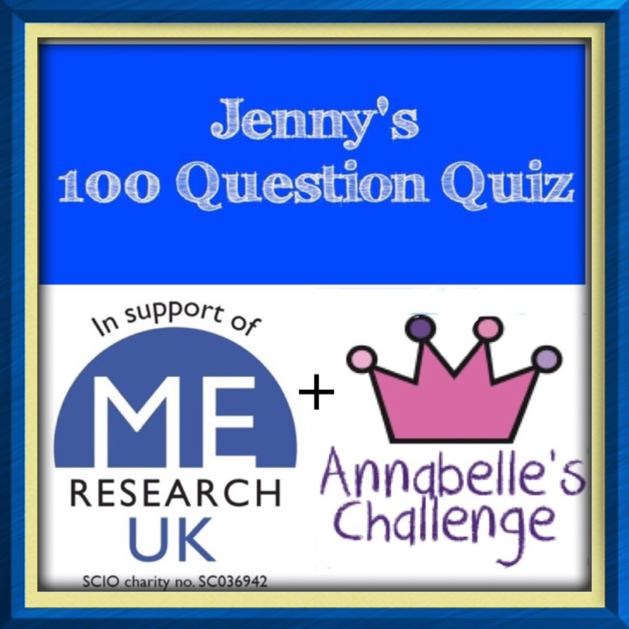 Jenny&amp;#039;S 100 Question Quiz In Aid Of M.e. Research Uk And inside Ditloid Puzzle 25=Sp