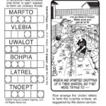 Jumble   Puzzles Regarding Today’S Printable Jumble