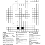 Les Mots Croises De Française Crossword   Wordmint With Regard To Printable La Crosswords May 2017