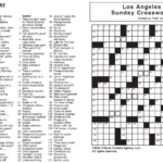 Los Angeles Times Sunday Crossword Puzzle | Tribune Content Throughout Suntimes Crossword Puzzles Download