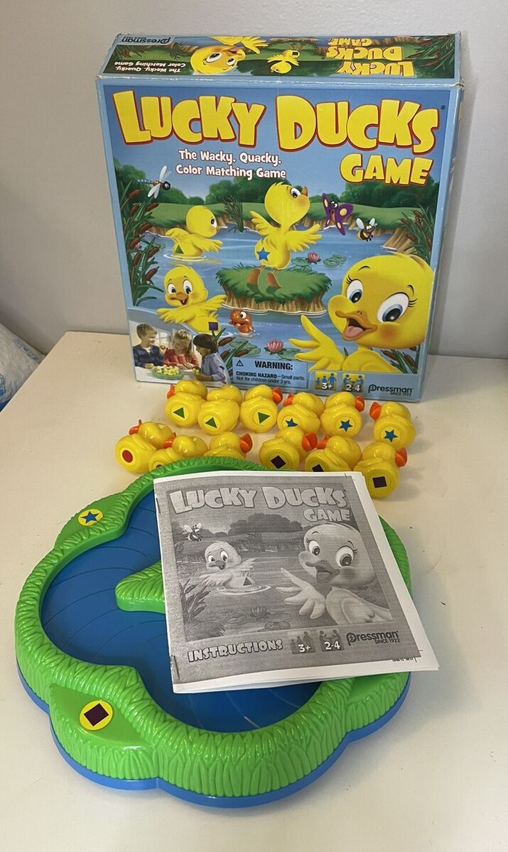 Lucky Ducks, Memory And Matching Game That Moves Pressman 100 with Family Wacky Wordies Game For Money