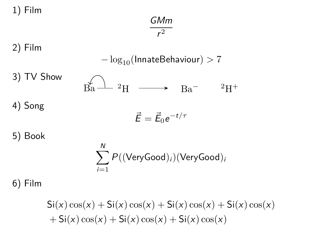 Mathematics - Scientifically Themed Rebus/Dingbat Puzzles regarding Dingbats With Answers James