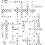 Middle School Summer Crossword Puzzle   Tree Valley Academy Pertaining To High School Crossword Puzzles With Answers Printable