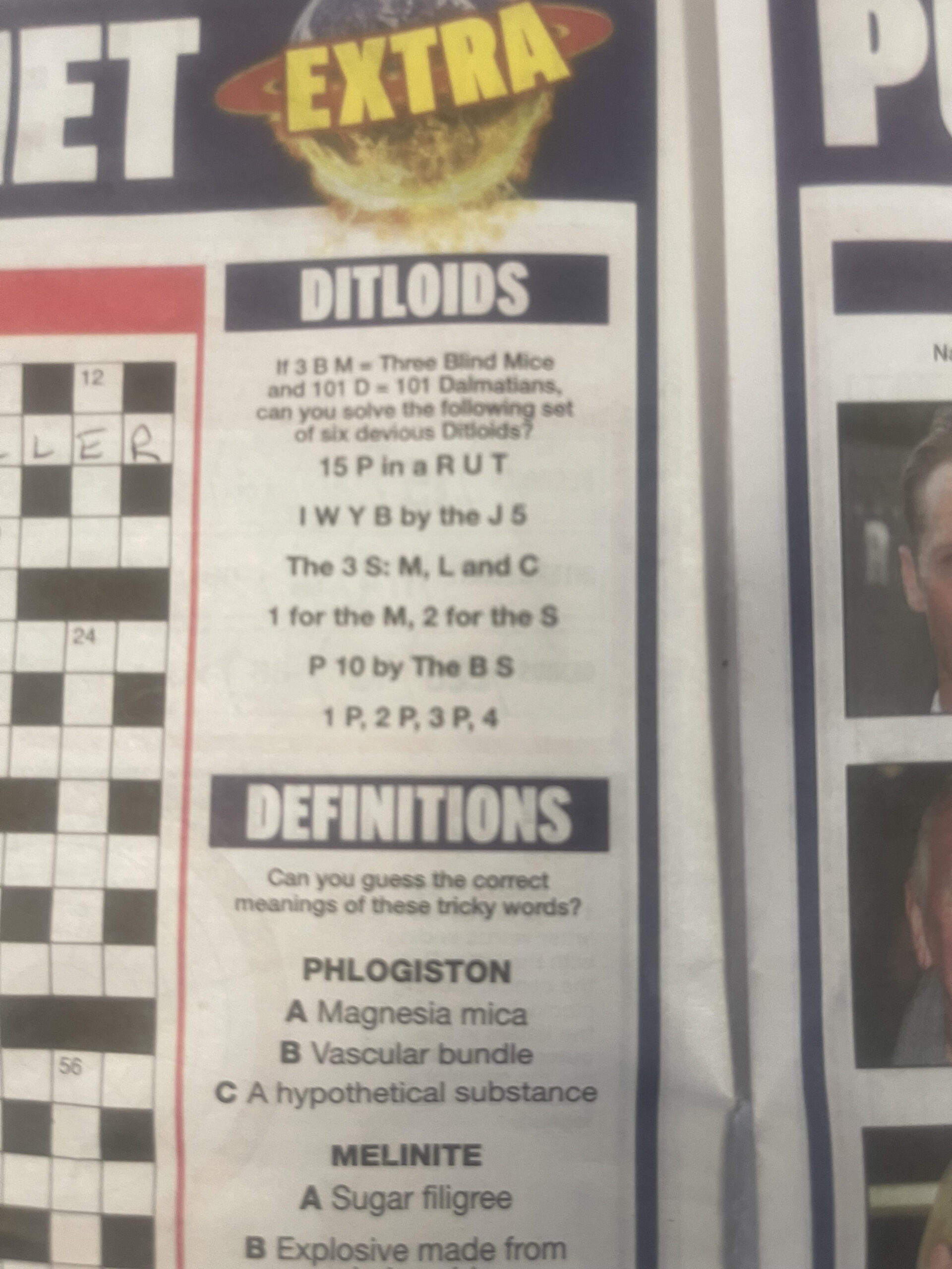 Need Help With A Diltoid. : R/Puzzles pertaining to Ditloids Word Puzzle Answers