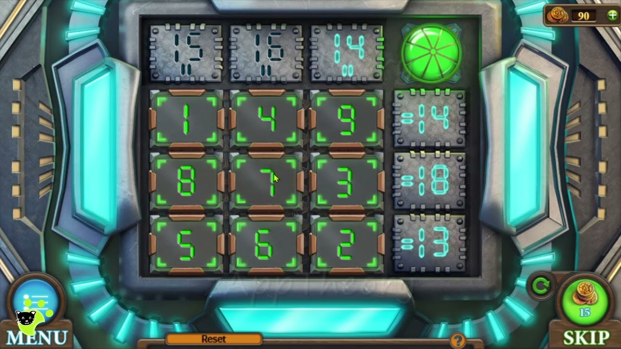 Number Grid Puzzle Variation #1 - Tricky Doors Level 12 Mars (Five-Bn Games) pertaining to Tricky Ditloids
