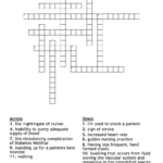 Nursing Crossword   Wordmint Intended For Nurse Crossword Puzzle Printable Hard