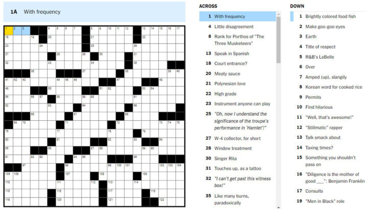 7 Daily Printable Crossword Puzzles