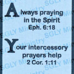 Prayer Bookmarks  Collection Of 5 Printable Acrostic Prayer With Printable Acrostics