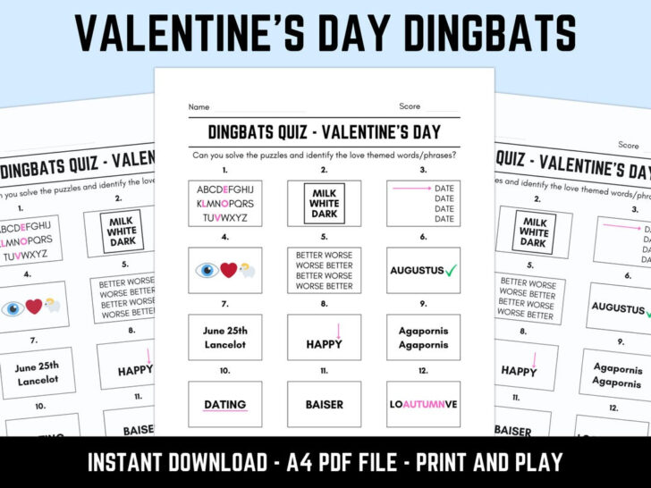 Easter Dingbats Printable with Answers Easter Dingbats Printable with Answers