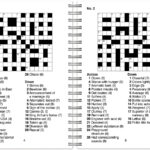 Raincoast Group: Large Print Crossword Puzzles Pink Within Diversion Crossword Toronto
