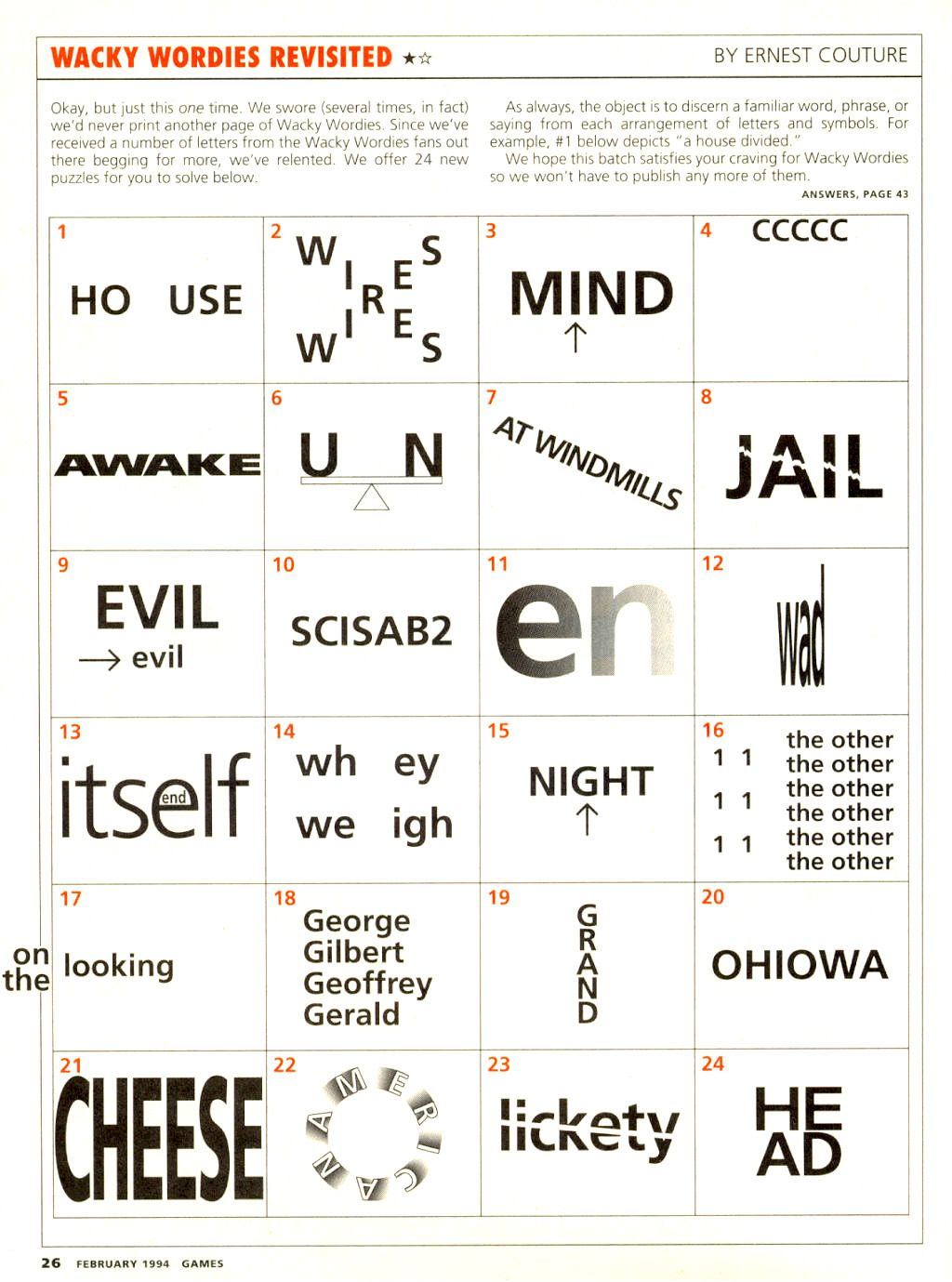 Rebus Puzzles: Discover 10 New Kyran Ideas | Brain Teasers, Word in Wacky Wordies With Answers Printable