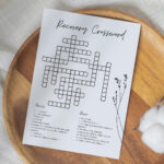 Recovery Crossword Game + Answer Key | 12 Steps Recovery Boredom For Recovery Crossword Printable With Answer Key
