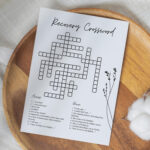 Recovery Crossword Game + Answer Key | 12 Steps Recovery Boredom In Recovery Crossword Puzzles Printable