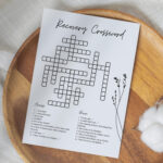 Recovery Crossword Game + Answer Key | 12 Steps Recovery Boredom Throughout Basic Relapse Prevention Crossword